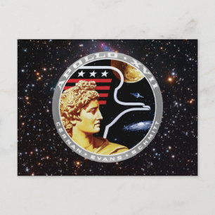Carte Postale Logo du patch de mission Apollo 17 NASA