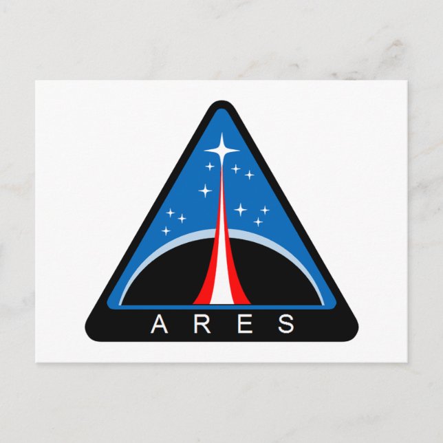 Carte Postale Logo du projet Ares de la NASA (Devant)