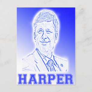 Carte Postale Logo Harper
