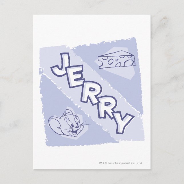 Carte Postale Logo Jerry Blue Cheese (Devant)