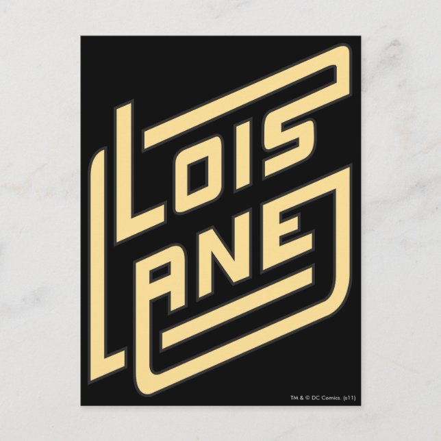 Carte Postale Logo Lois Lane (Devant)