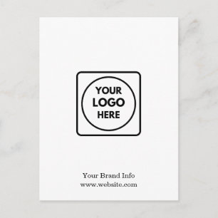 Carte Postale Logo Moderne   Conception de Marque Corporate Mini