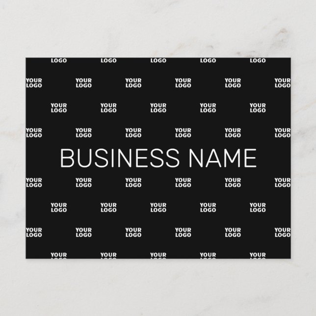 Carte Postale Logo moderne ou Motif design avec n'importe quelle (Devant)
