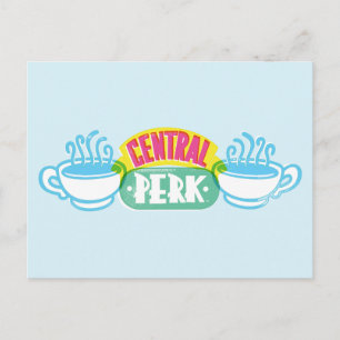 Carte Postale Logo Neon Central Perk