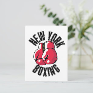 Carte Postale logo New York Boxing