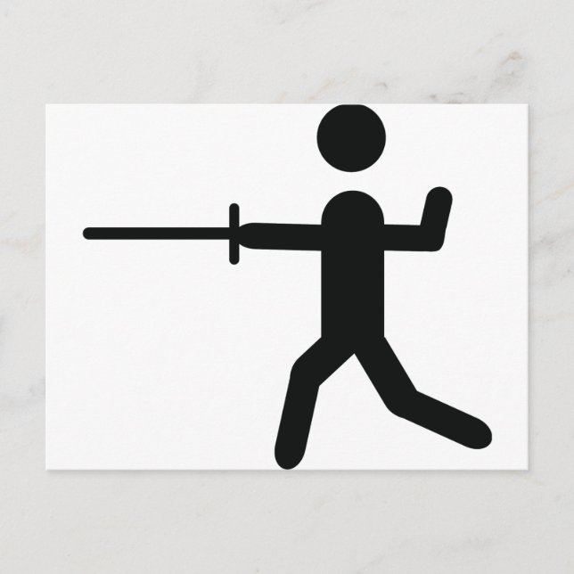 Carte Postale logo noir (Devant)