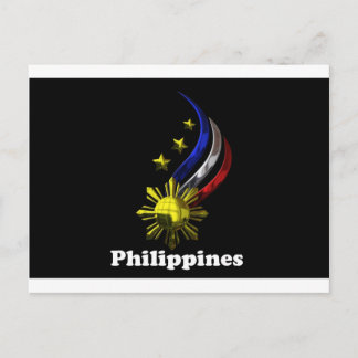 Carte Postale Logo philippin original. Mabuhay Pilipinas !