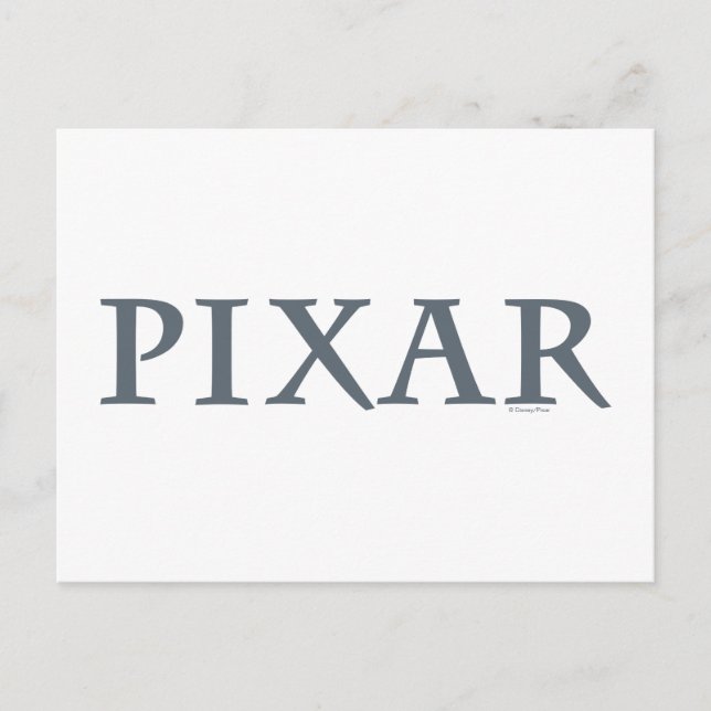 Carte Postale Logo Pixar Grey (Devant)