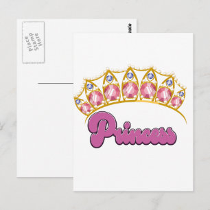 Carte Postale Logo Princess Tiara
