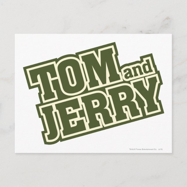 Carte Postale Logo Tom et Jerry 3 (Devant)