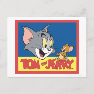 Carte Postale Logo Tom Et Jerry Plat
