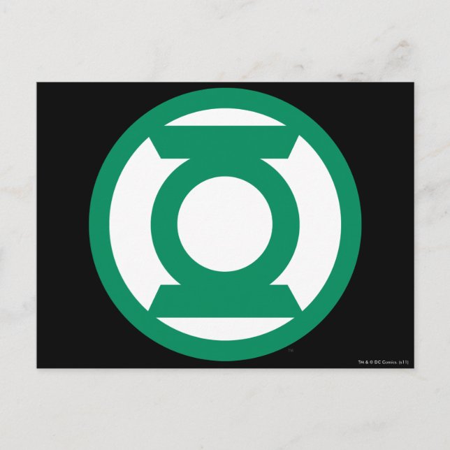 Carte Postale Logo vert 13 de lanterne (Devant)