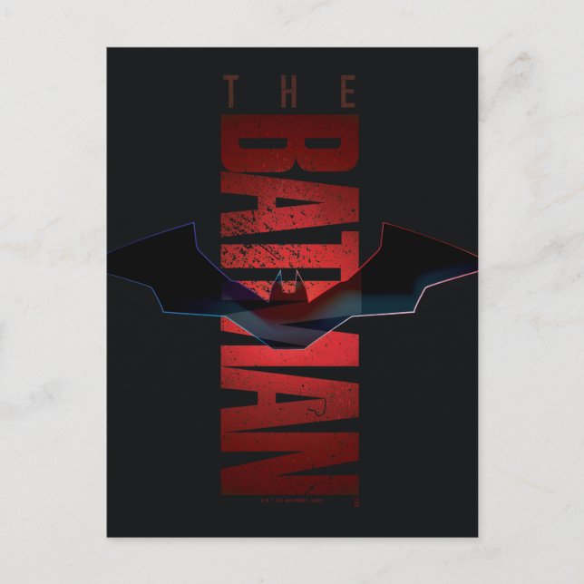Carte Postale Logo vertical Batman (Devant)
