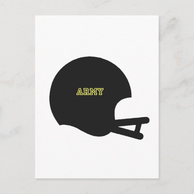 Carte Postale Logo vintage de casque de football de chevaliers (Devant)