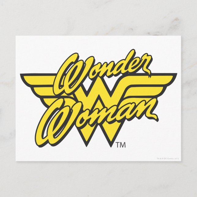 Carte Postale Logo Wonder Woman 1 (Devant)