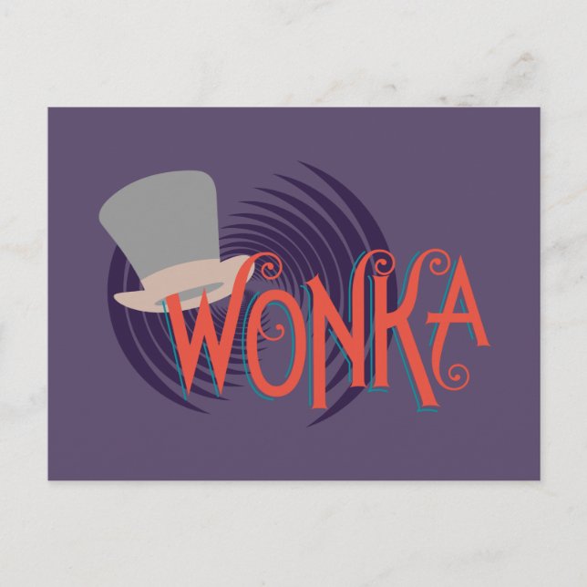 Carte Postale Logo Wonka Spiral (Devant)