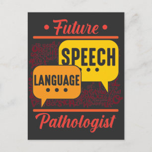Carte Postale Logopédie du Pathologiste du futur discours