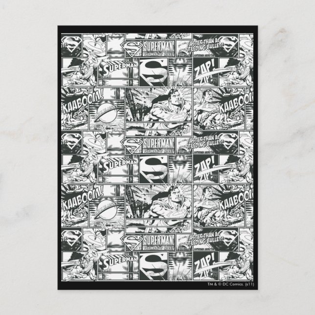 Carte Postale Logos noirs et blancs (Devant)