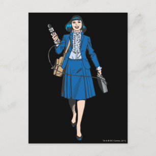 Carte Postale Lois Lane with Microphone