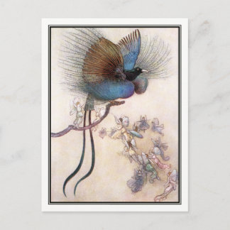 Carte Postale L'Oiseau du Paradis par Warwick Goble