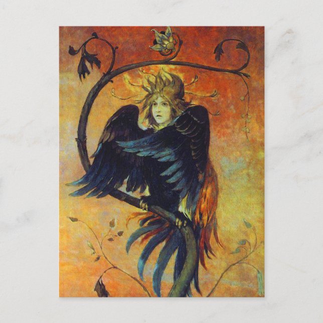 Carte Postale L'oiseau prophétique (Devant)