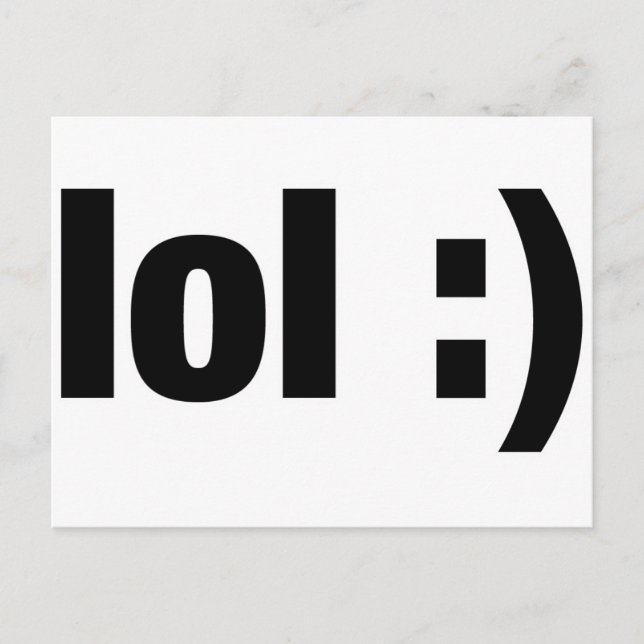 Carte Postale lol (Devant)