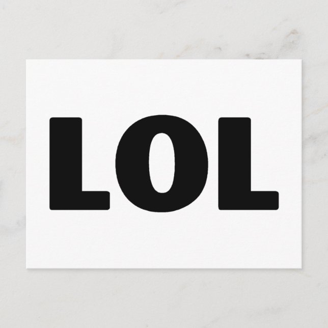 CARTE POSTALE LOL (Devant)