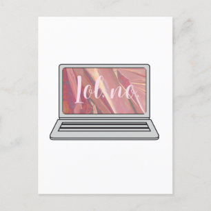 Carte Postale Lol, pas de design holographique