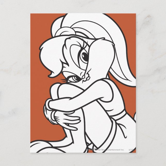 Carte Postale Lola Bunny Flirty (Devant)