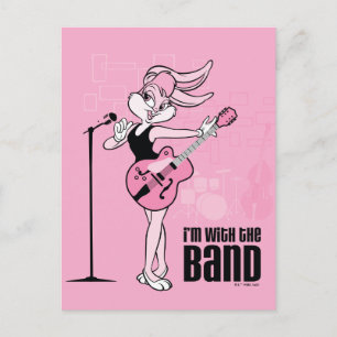 Carte Postale Lola Bunny Je suis avec le groupe