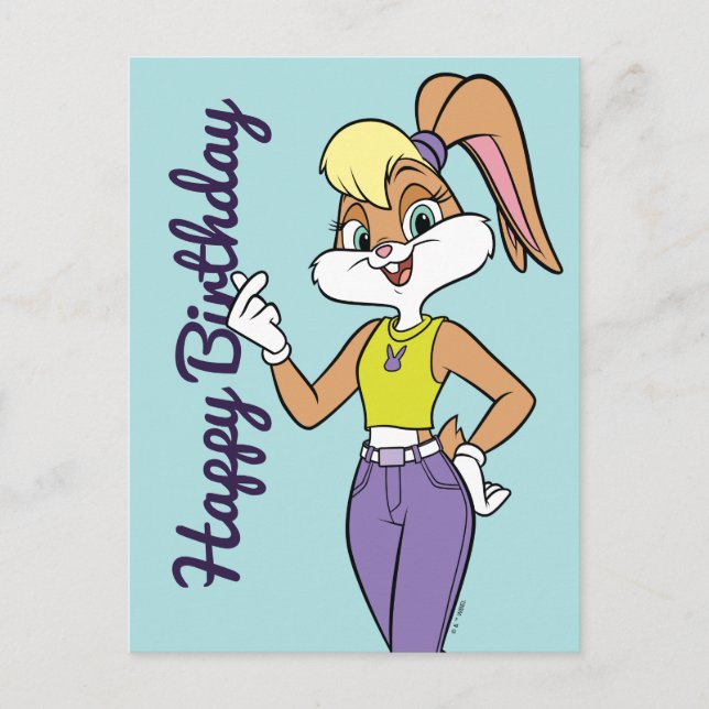 Carte Postale Lola Finger Heart (Devant)
