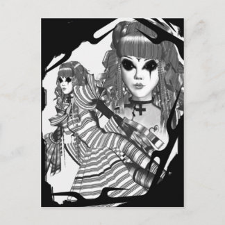 Carte Postale lolita gothique