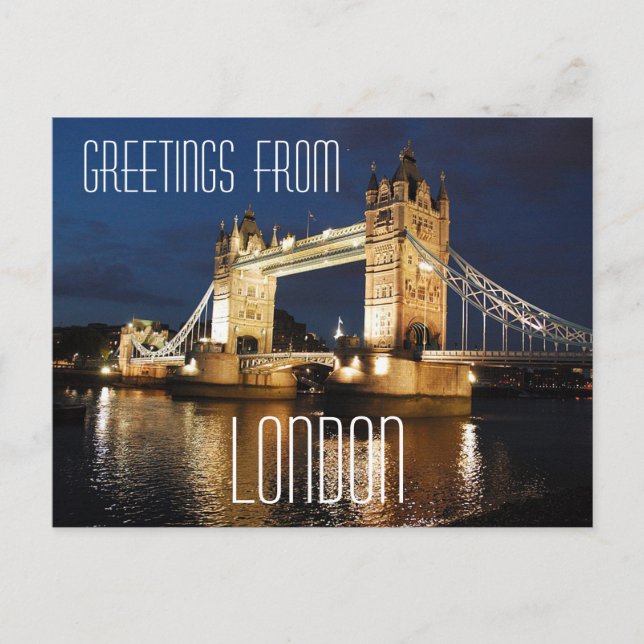 Carte Postale London Bridge (Devant)