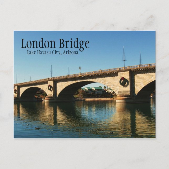 Carte Postale London Bridge, Lake Havasu City, AZ (Devant)