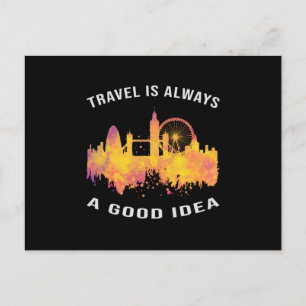 Carte Postale London England City Skyline Cityscape Funny Cadeau