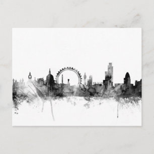 Carte Postale London England Skyline
