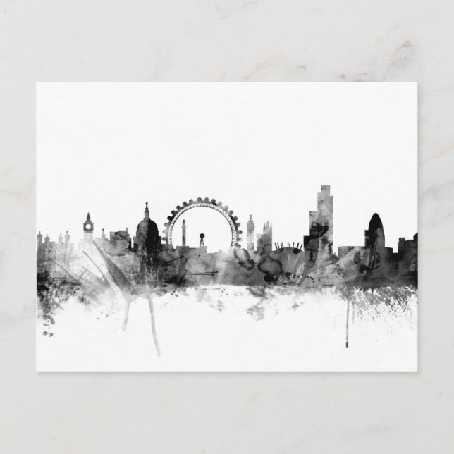 Carte Postale London England Skyline (Devant)