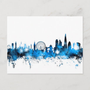Carte Postale London England Skyline