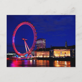 Carte postale London Eye, Londres Royaume-Uni