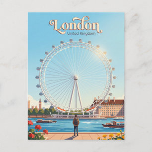 Carte Postale London Eye Royaume-Uni
