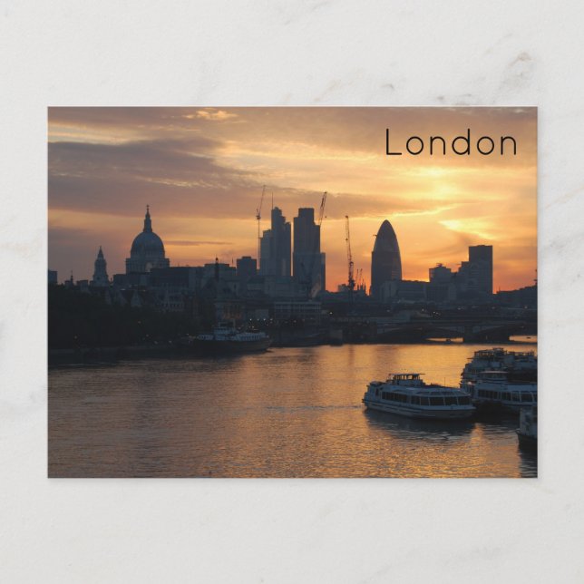 Carte postale London Sunrise (Devant)
