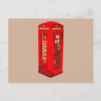 Carte Postale London Telephone Cell