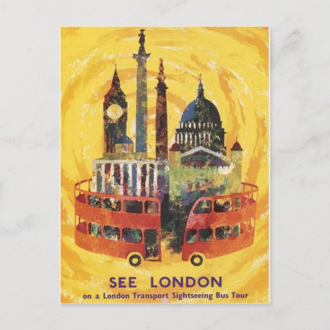 Carte Postale london vintage (Devant)