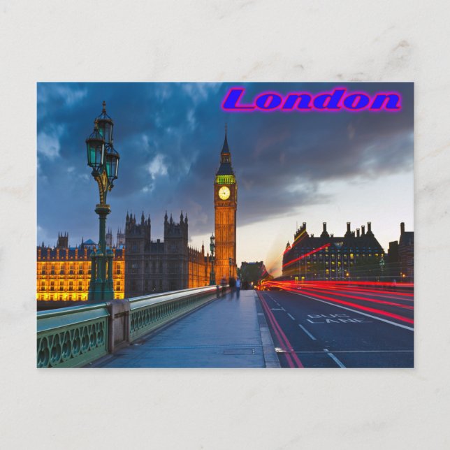 Carte postale Londres (Devant)