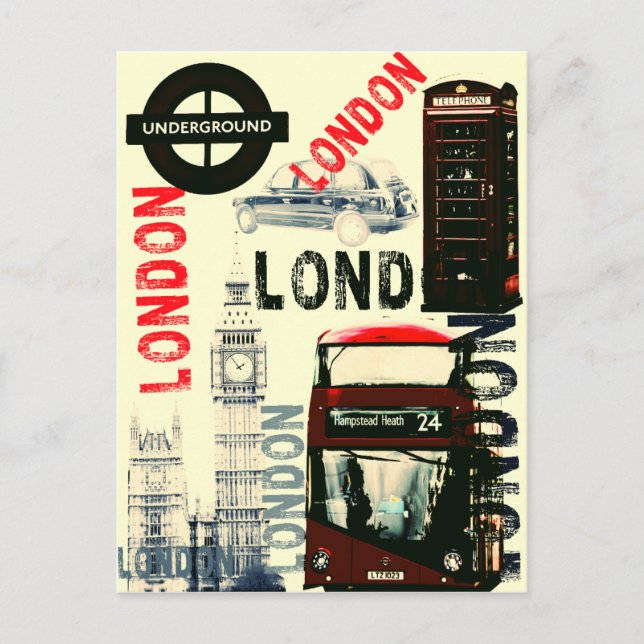 Carte postale Londres (Devant)