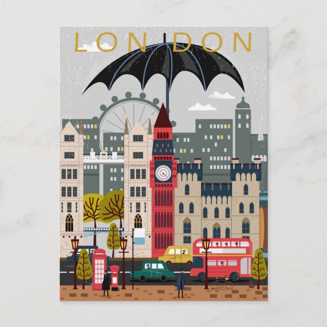 Carte Postale Londres (Devant)