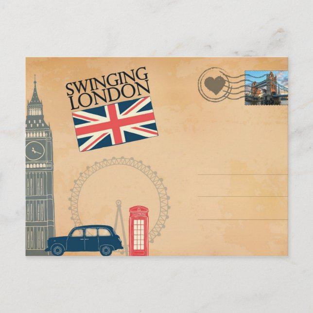 Carte Postale Londres, Angleterre (Devant)