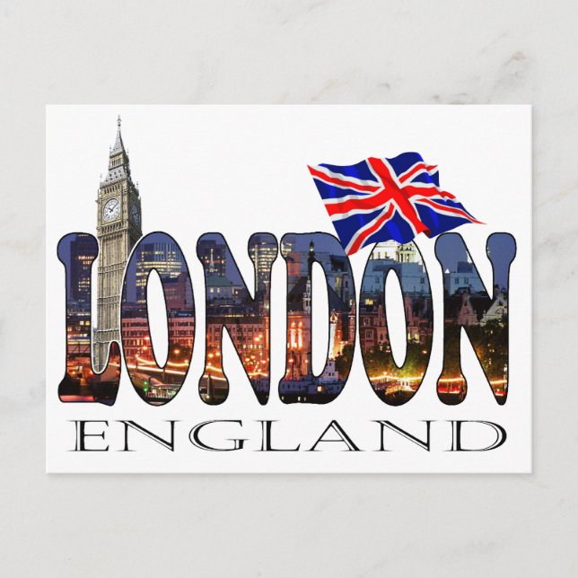 Carte Postale Londres Angleterre (Devant)