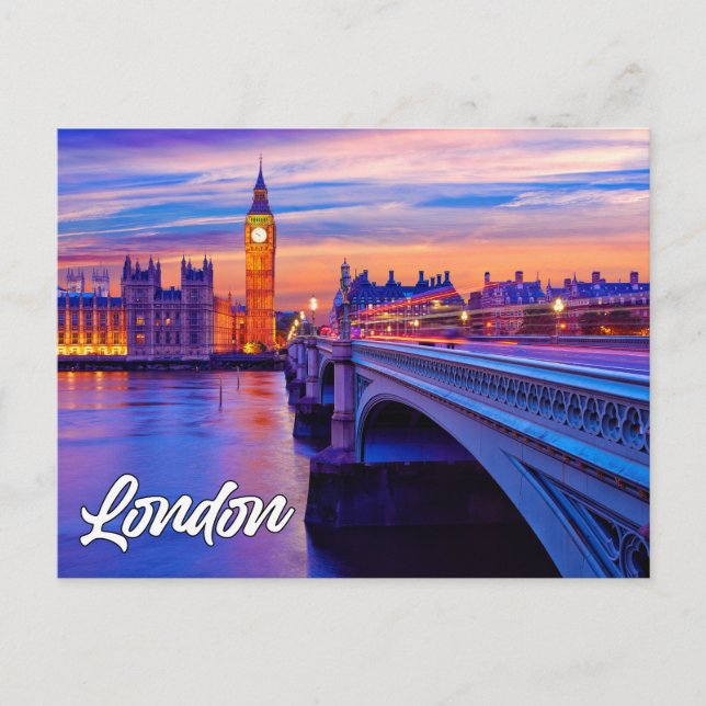 Carte Postale Londres, Angleterre | Big Ben (Devant)