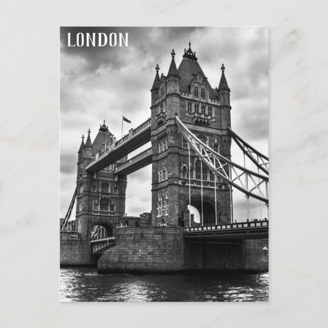 Carte Postale Londres Angleterre Tower Bridge Voyage Photo (Devant)